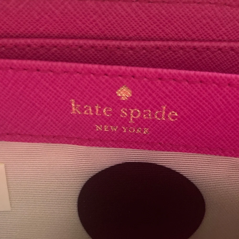 Kate Spade New York Cedar Street Lacey Wallet Pink Pwru3898 EUC